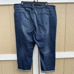 NYDJ  Boyfriend Jeans LiftxTuck Embroidered Patches Cuffed Women’s Plus Size 24W Photo 3