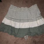 Creamy Green Skater Skirt with Tie Size M Photo 2
