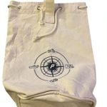 Oversized canvas tote bag unisex Compass graphic from Hit 2024 dorm college wknd Photo 0