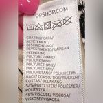 Topshop Gray, White & Black Snake Print Faux Leather Belted Mini Skirt Size 6 Photo 8