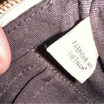 Coach F58032 Signature Double Corner Zip Wristlet Beige Tan Canvas Logo Purse Photo 10