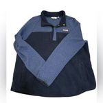 Vineyard Vines  Mixed Media Sherpa Shep Shirt Pullover in Blue Quilted Fleece L Photo 7