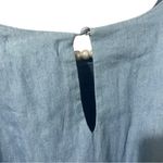 The Impeccable Pig Chambray Wrap Mini Dress Medium Photo 11