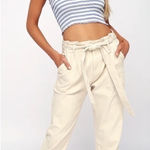 Lulus LULU’S Beachy Days Blue And White Striped Smocked Tube Top Photo 0