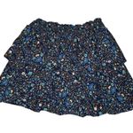 Vineyard Vines multicolor blue tiered floral ruffle skirt women’s size XL Photo 1
