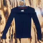 Tommy Hilfiger  Blue Sweater with Red Accent Photo 0