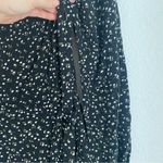 Altar'd State Altar’d State black dark floral long sleeve ruffle faux wrap mini dress size S Photo 4