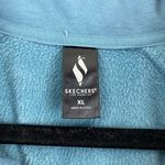 Skechers Women’s Blue  Full Zip Up Sweatshirt Pockets Fleece Interior Size XL Photo 3