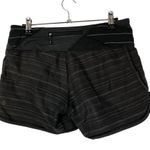 Lululemon RARE Groovy Run Wee Are From Space September Black Athletic Shorts 8 Photo 3