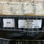 Bershka ASOS  Black Acid Washed Mom Jeans Photo 2