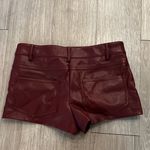 We Wore What  micro leather shorts Photo 2