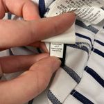 Kate Spade Broome Street Pleated Striped Knee Length Skirt Size 2 White Photo 9