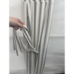 Candies Maxi‎ Sundress Women XXL Ivory Striped Slit Front Beach Resortwear Photo 5