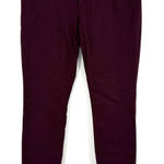 Loft Size 28 / 6 Curvy Legging Pants Maroon Burgundy Purple New with Tags NWT Photo 0