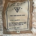 Guess  faux Shearling suede Beige Vest Coat Jacket Size Small New With Tags Photo 3