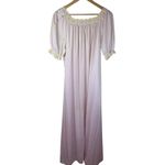 Diane Von Furstenberg VTG Diane Von‎ Furstenberg Vintage Nightgown Dressing Gown Medium Pink Lace Photo 1