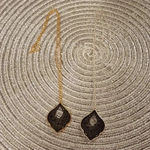 SET OF 2 BLACK GOLD SILVER NECKLACES Photo 3