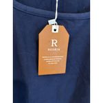 Reoria XS Blue Crop Top Tank Sleeveless Square Neck Casual Active Basic Photo 3