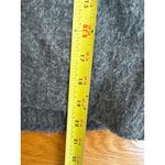 Free People Textured Mock Neck Sweater Charcoal Grey Chunky Knit Pullover Size L Photo 4