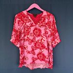 Anthropologie Vineet Bahl  Inge Embroidered  Butterfly Blouse Photo 3
