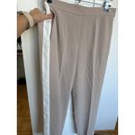 Babaton Aritzia  Conan Tuxedo Stripe Trouser Beige/Cream Stripe ,Size 10 NWOT Photo 2