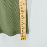 Athleta  Elation Rib‎ Crop Flare Pant Leggings Size Large Green Yoga Active Photo 9