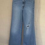Levi's Levi’s Ribcage jeans bell bottom flare style 27 blue denim stretch distressed Photo 1