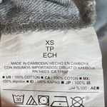 Old Navy  • White Grey Plaid Half Button Up Shirt Photo 2