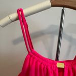 Aqua Green  Women's Plus Size Pink Keyhole Tankini Top - Size 1X - NWT Photo 2