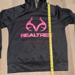 Realtree  Black & Neon Pink Hoodie with Camo Hood- Size Medium Photo 5