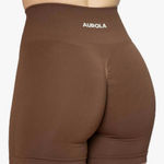 Aurola Scrunch Shorts Brown Photo 0