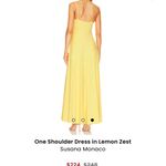 Susana Monaco One Shoulder Dress in Lemon Zest Photo 2