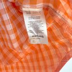 Anthropologie Pilcro Deb Relaxed Buttondown Shirt Buffalo Check Orange Size XS Photo 7