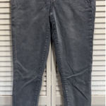 American Eagle Jean Skinny Jeggings Gray Low Rise Size 8 Pockets Boho Casual Zip Photo 0