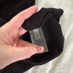 Peruvian Connection  Women’s Black Medium Pima Cotton Longsleeve Dress Photo 5