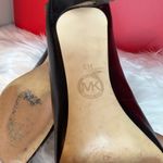 Michael Kors Black Patent Leather Heels with Gold Detail Photo 9
