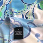 MSK Women’s Blue Green Paisley Print Ruffle Sleeve Shift Dress Size S Photo 7