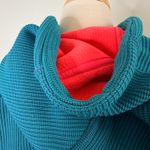 Swiss Tech Women's Sz XL Waffle Knit Tech Fleece Hooded Jacket Photo 9