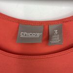Chico's  Size 3 women's Coral Nylon Spandex tank top Photo 3
