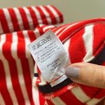 J.Crew  Striped T Shirt Dress 3/4 Sleeve Shift Red‎ & White Knit Womens Size XS Photo 5