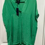 Rachel Zoe Kelly Green Top, Sz XL Photo 1