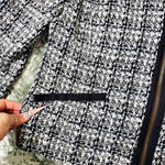 Lucky Brand  Woven Tweed Black/White Jacketl Photo 2