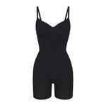 SKIMS  Seamless Sculpt Mid-Thigh‎ Bodysuit Onyx Size L Photo 11