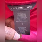 Vince Camuto Dragon Fruit Crochet Draped Tankini M Photo 11