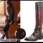 Vince Camuto Brown & Black Riding Boot Photo 1
