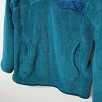 Patagonia  Re-Tool Snap T Fleece Pullover Size Medium Jacket Teal Sweater Women’s Photo 2