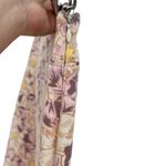 Anthropologie  Skye Pencil Skirt‎ Floral Print Faux Suede Ruffle Purple Size US 2 Photo 6