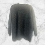 EXPRESS ✨ Women's Knitted Wool Blend Open Long Sleeve Grey/Black Sz L Cardigan✨ Photo 4