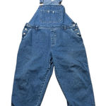 Cherokee 90s Vintage Blue Denim Capri Overalls Medium Photo 0