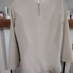 United Colors Of Benetton Stile Benetton ruffled layered neutral top Photo 2